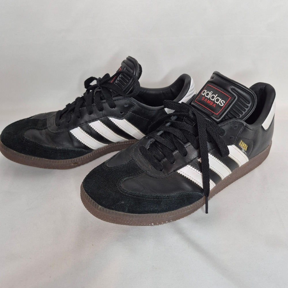 Adidas Samba Classic Black White Gum Indoor Soccer Shoes IH6000 Mens 9 - Picture 5 of 9